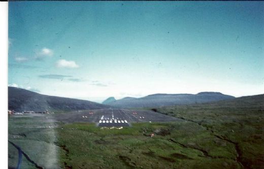 Landingsbanen på Vagar