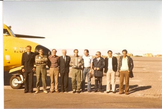 Gruppen som var med på flyvningen.The group participating in the flight to Amsterdam