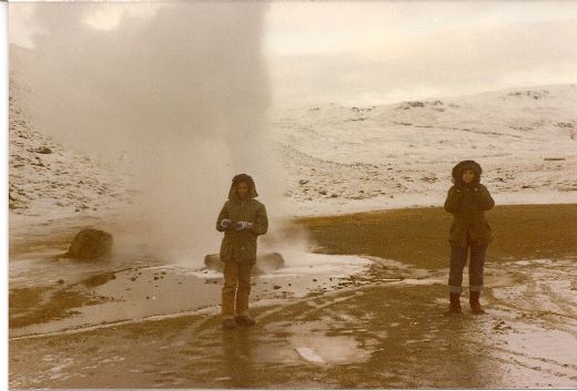 Geyser sightseeing