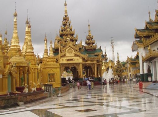 Swedagon pagoden i Rangoon